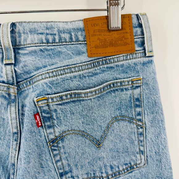 Levi’s Big E Wedgie Jeans Women’s Size 30 Button Fly High Rise Straight Leg - Picture 7 of 10